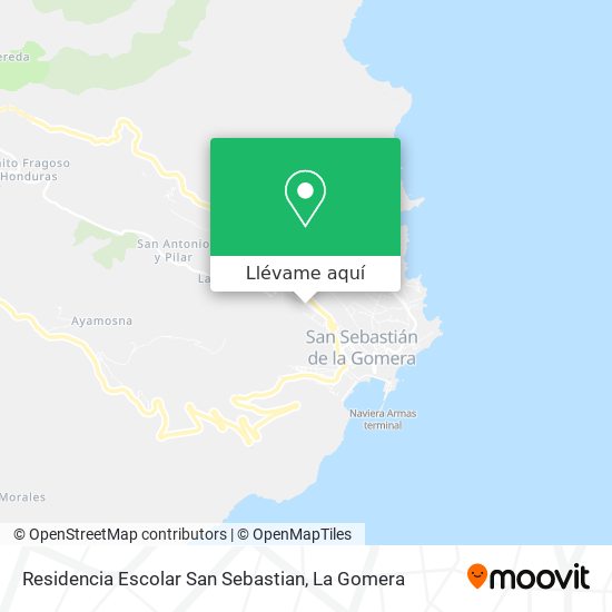 Mapa Residencia Escolar San Sebastian