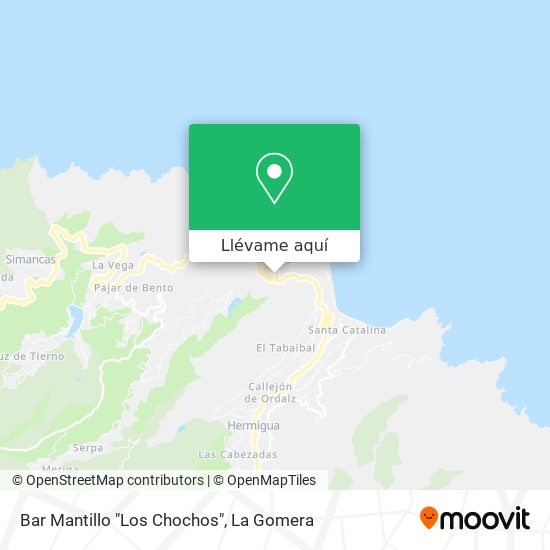 Mapa Bar Mantillo "Los Chochos"