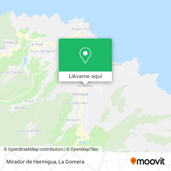 Mapa Mirador de Hermigua
