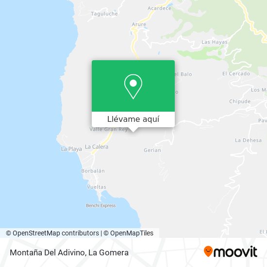Mapa Montaña Del Adivino