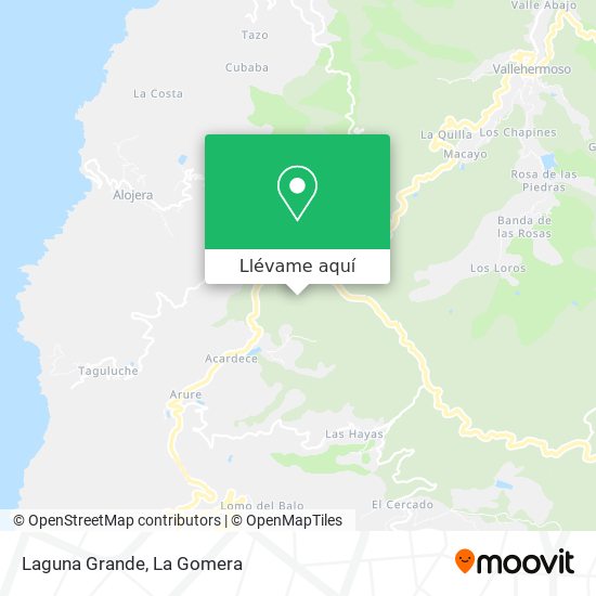 Mapa Laguna Grande