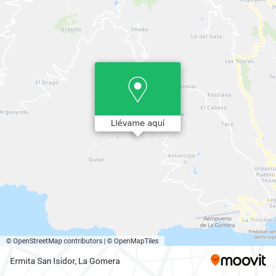 Mapa Ermita San Isidor