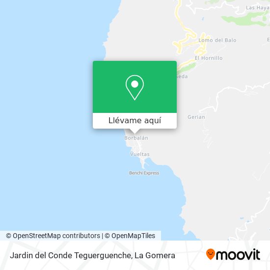 Mapa Jardin del Conde Teguerguenche