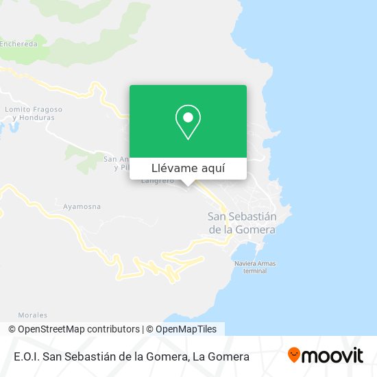 Mapa E.O.I. San Sebastián de la Gomera