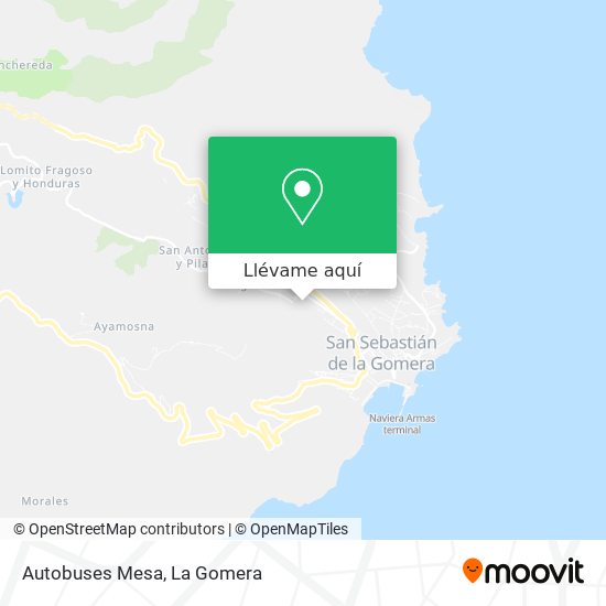 Mapa Autobuses Mesa