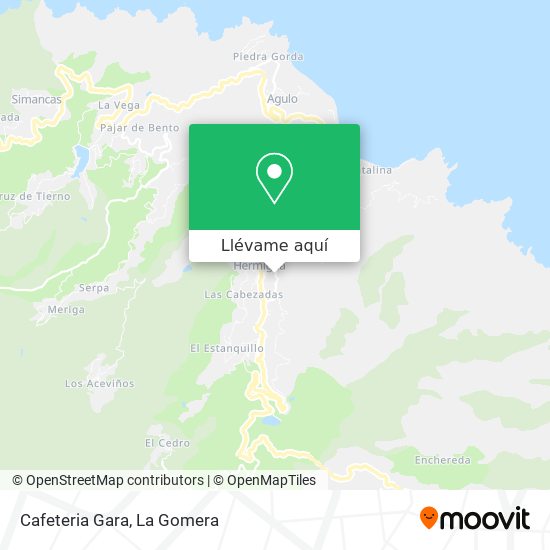 Mapa Cafeteria Gara