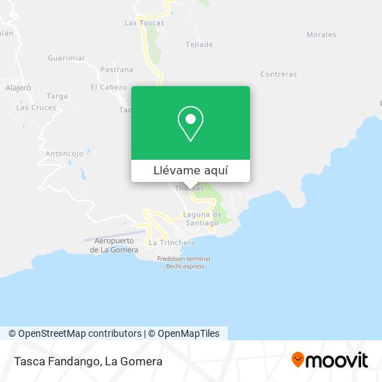 Mapa Tasca Fandango