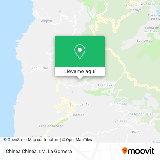 Mapa Chinea Chinea, r.M