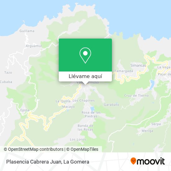 Mapa Plasencia Cabrera Juan