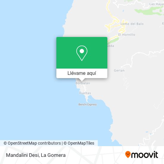 Mapa Mandalini Desi