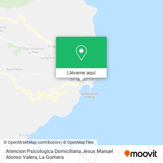 Mapa Atencion Psicologica Domiciliaria Jesus Manuel Alonso Valera