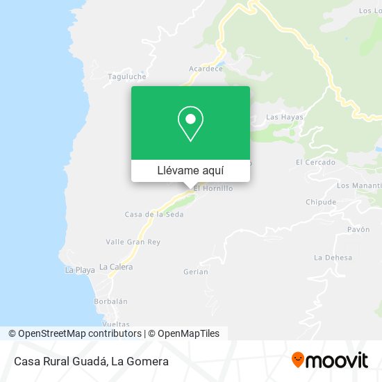 Mapa Casa Rural Guadá