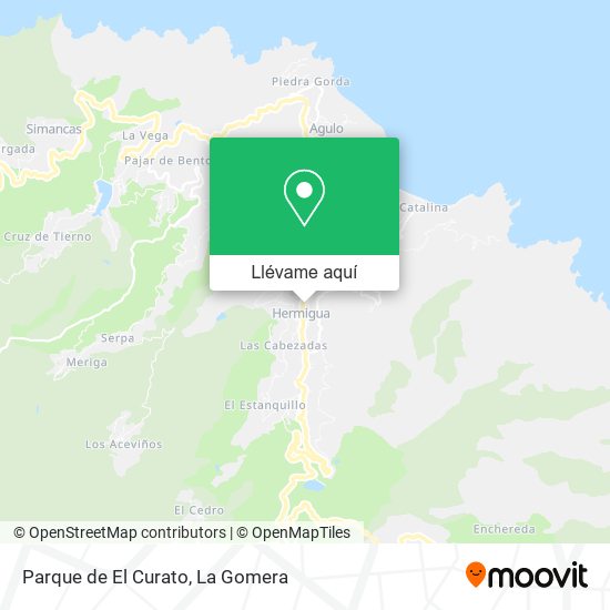 Mapa Parque de El Curato