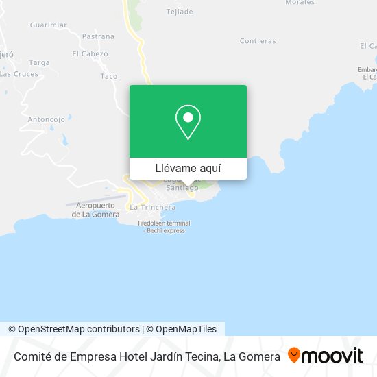 Mapa Comité de Empresa Hotel Jardín Tecina