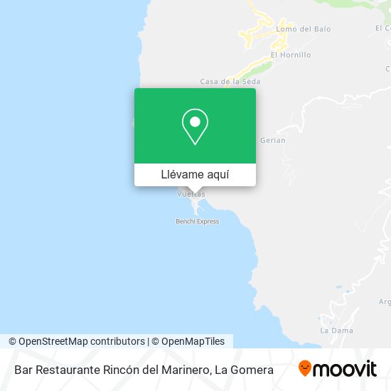 Mapa Bar Restaurante Rincón del Marinero