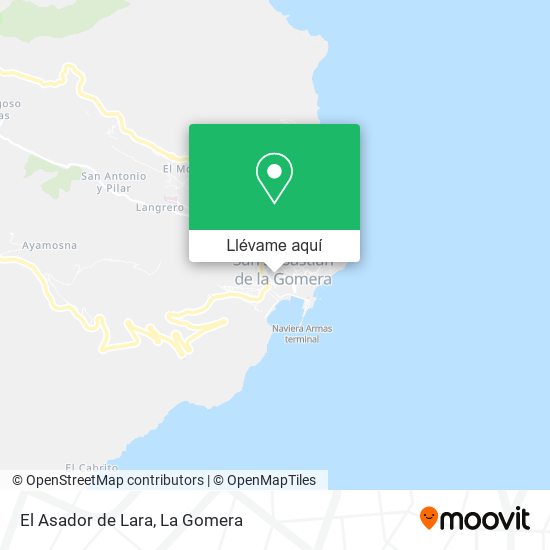 Mapa El Asador de Lara