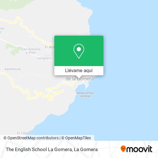 Mapa The English School La Gomera