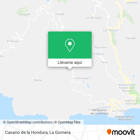 Mapa Casario de la Hondura