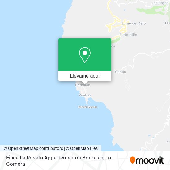 Mapa Finca La Roseta Appartementos Borbalán