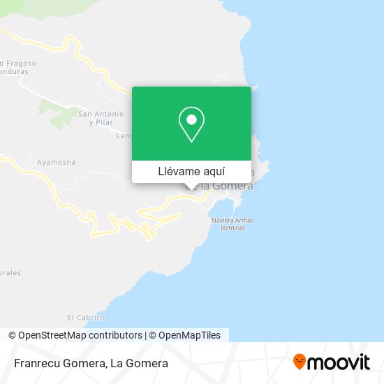 Mapa Franrecu Gomera