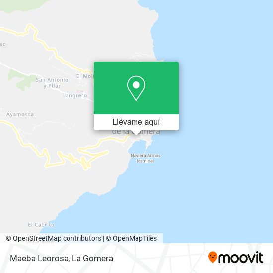Mapa Maeba Leorosa