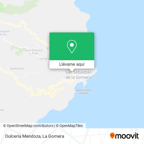 Mapa Dulcería Mendoza