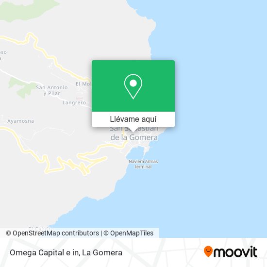 Mapa Omega Capital e in