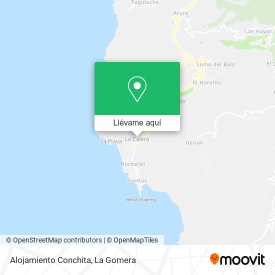 Mapa Alojamiento Conchita