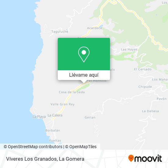 Mapa Víveres Los Granados