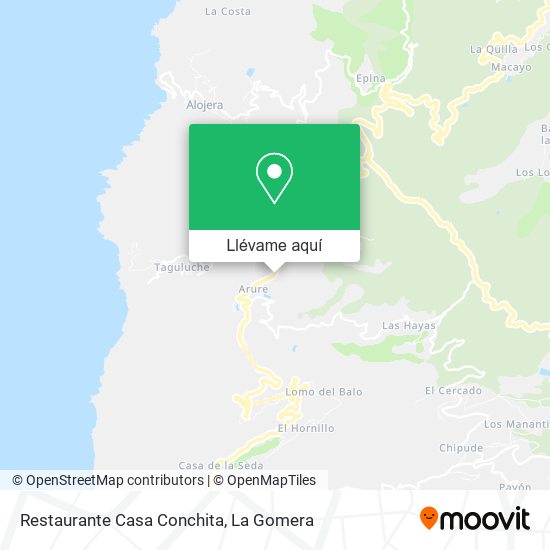 Mapa Restaurante Casa Conchita