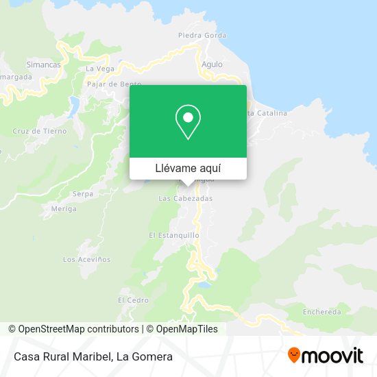 Mapa Casa Rural Maribel