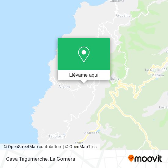 Mapa Casa Tagumerche