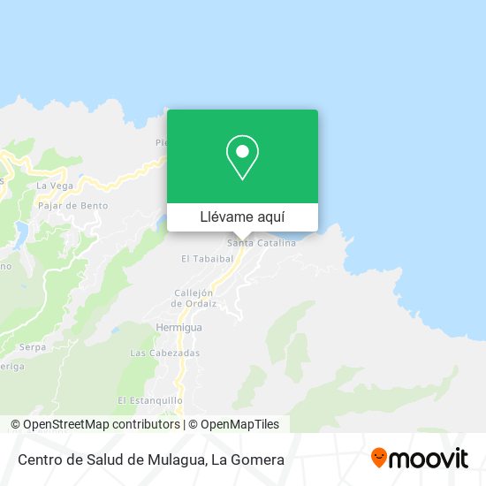 Mapa Centro de Salud de Mulagua
