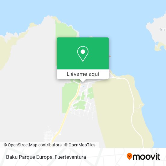 Mapa Baku Parque Europa