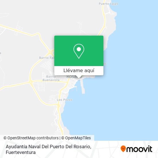 Mapa Ayudantía Naval Del Puerto Del Rosario