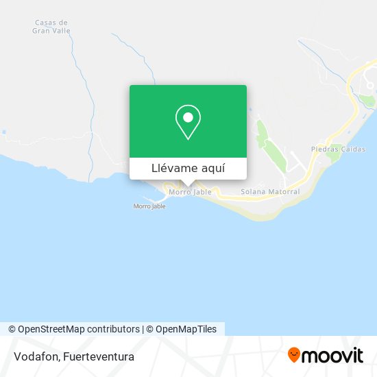 Mapa Vodafon