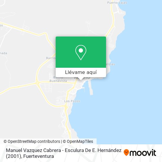Mapa Manuel Vazquez Cabrera - Esculura De E. Hernández (2001)