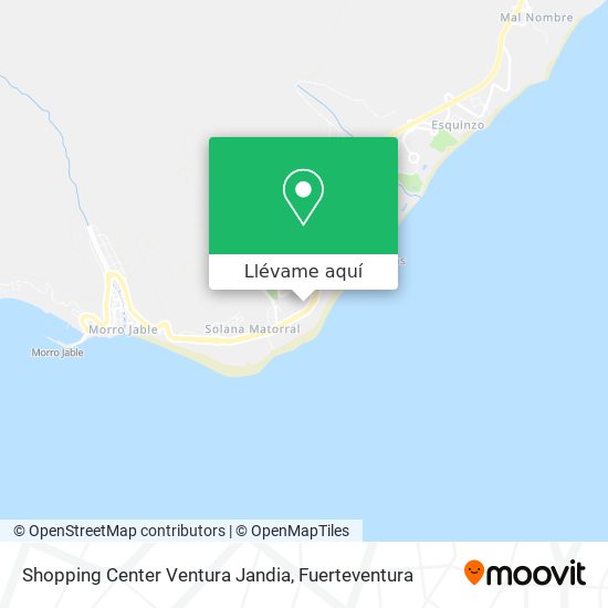 Mapa Shopping Center Ventura Jandia