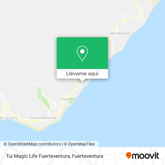 Mapa Tui Magic Life Fuerteventura