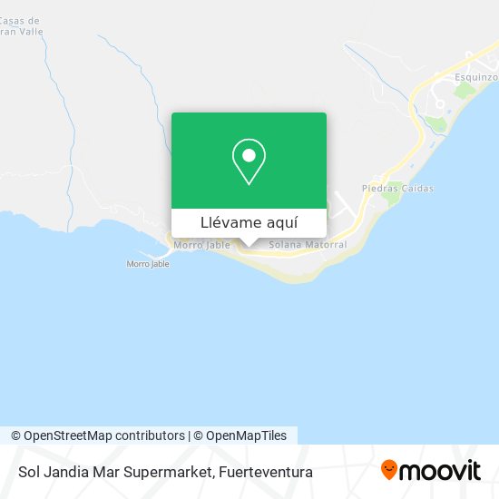 Mapa Sol Jandia Mar Supermarket