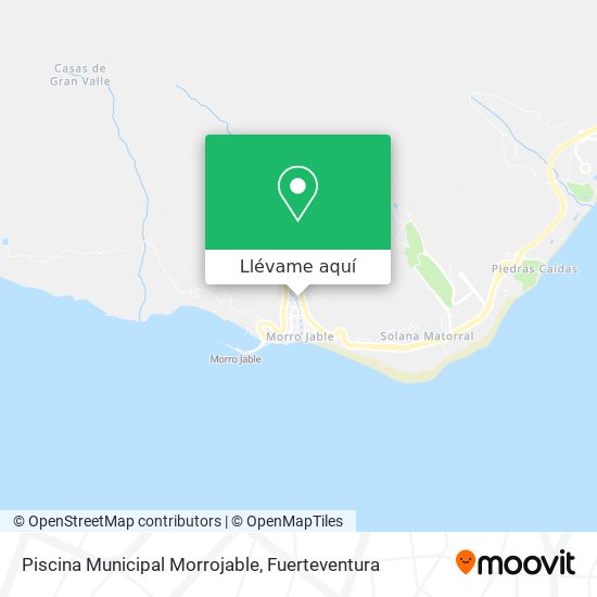 Mapa Piscina Municipal Morrojable