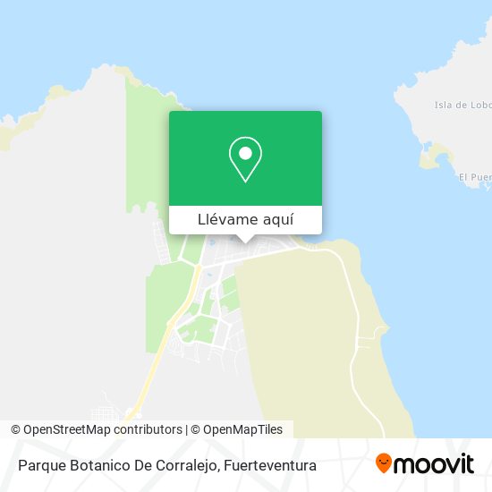 Mapa Parque Botanico De Corralejo