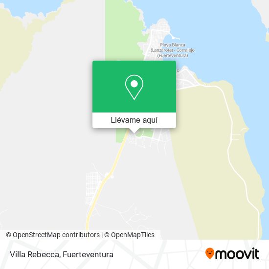 Mapa Villa Rebecca