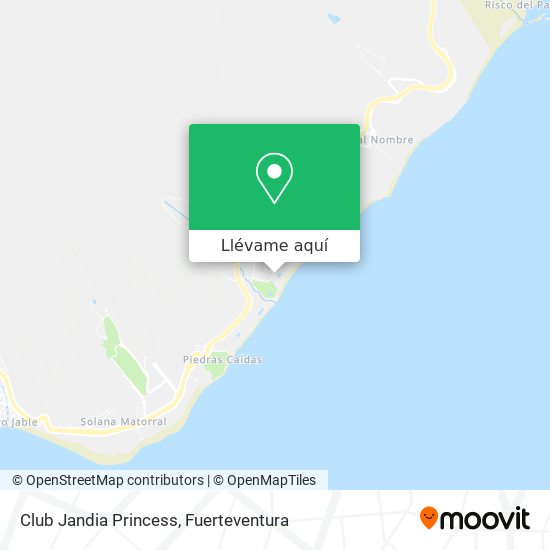 Mapa Club Jandia Princess
