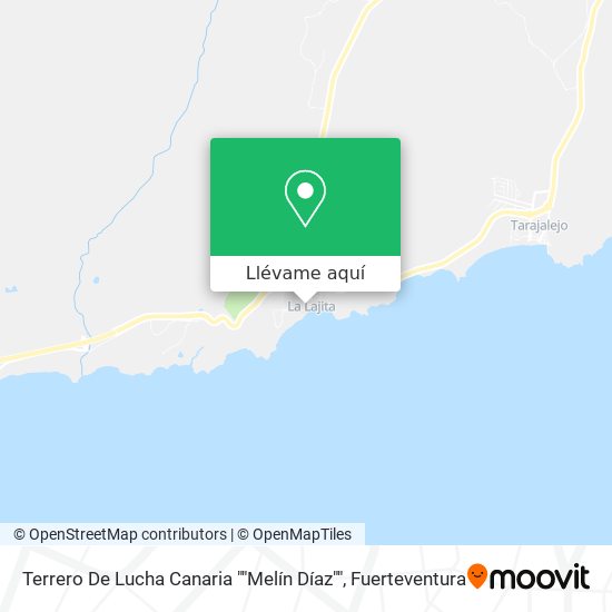 Mapa Terrero De Lucha Canaria ""Melín Díaz""