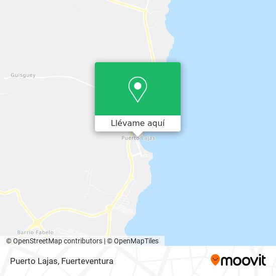 Mapa Puerto Lajas