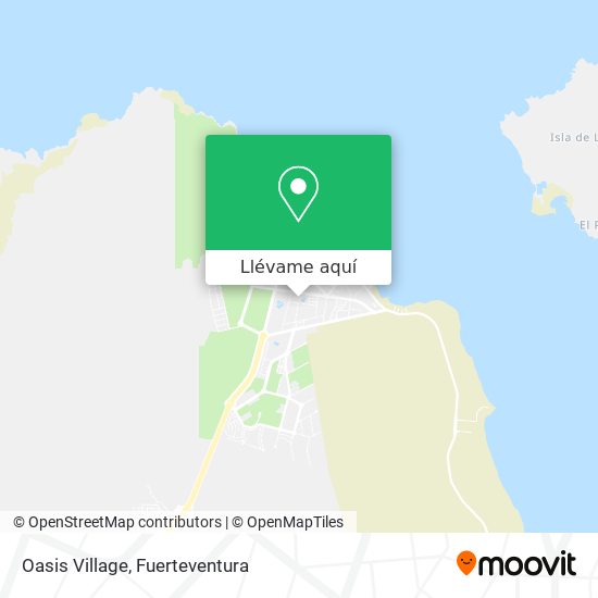 Mapa Oasis Village