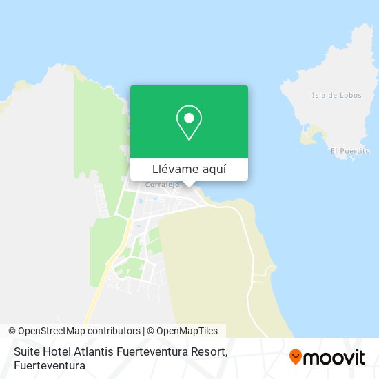 Mapa Suite Hotel Atlantis Fuerteventura Resort