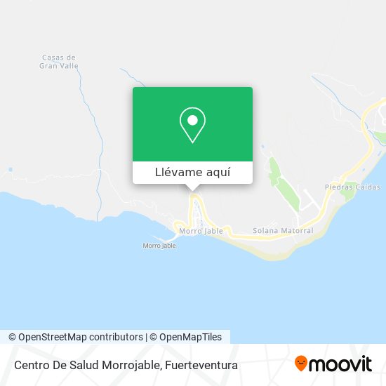 Mapa Centro De Salud Morrojable