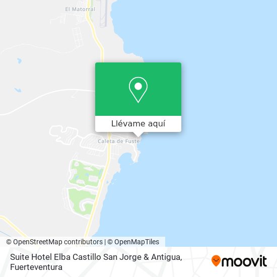 Mapa Suite Hotel Elba Castillo San Jorge & Antigua